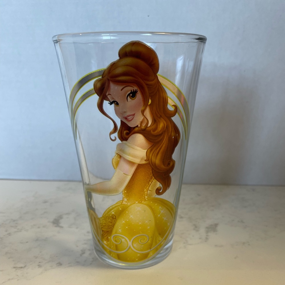 Disney Pint Glass Belle Beauty and the Beast
